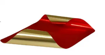 Ruby Foiled 6x12 paper, 4 Sheets